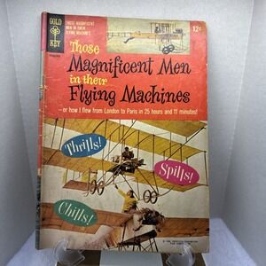 Those Magnificent‎ Men in their Flying Machines GOLD KEY 1965 10162-510 SILVER